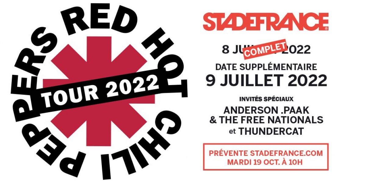 2ème date au Stade de France : 09/07/2022