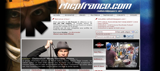 Lancement RhcpFrance V2.0