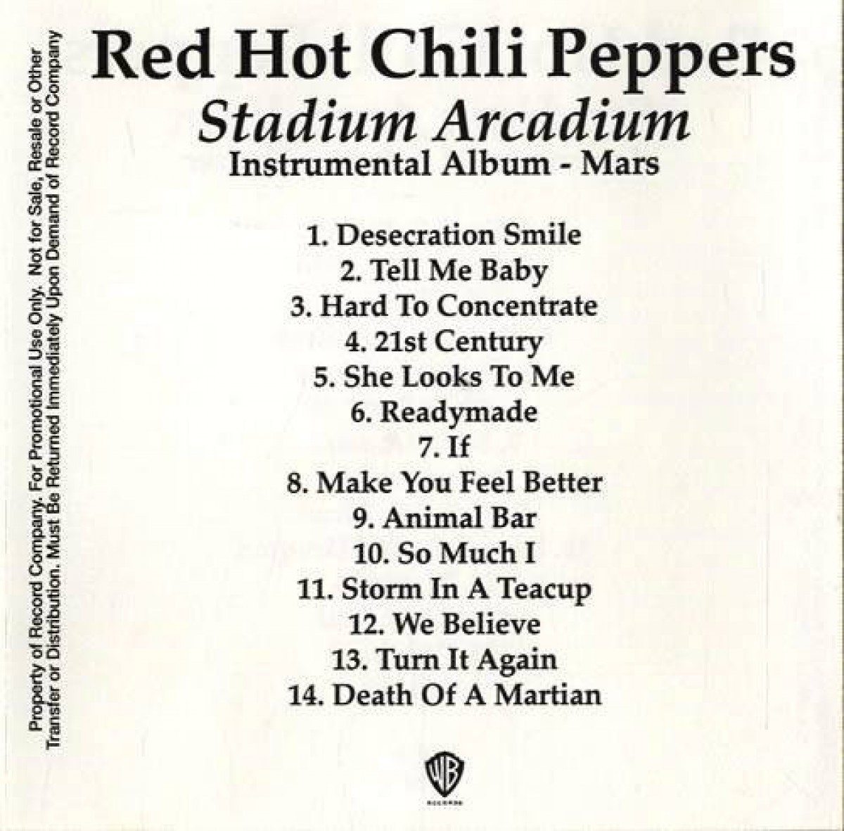 Stadium Arcadium - Mars [Instrumentals]