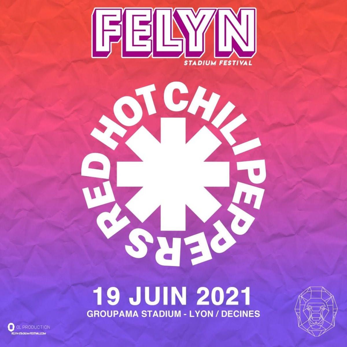 Les Red Hot Chili Peppers en france en 2021
