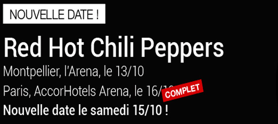 Ouverture vente concert 15/10/2016