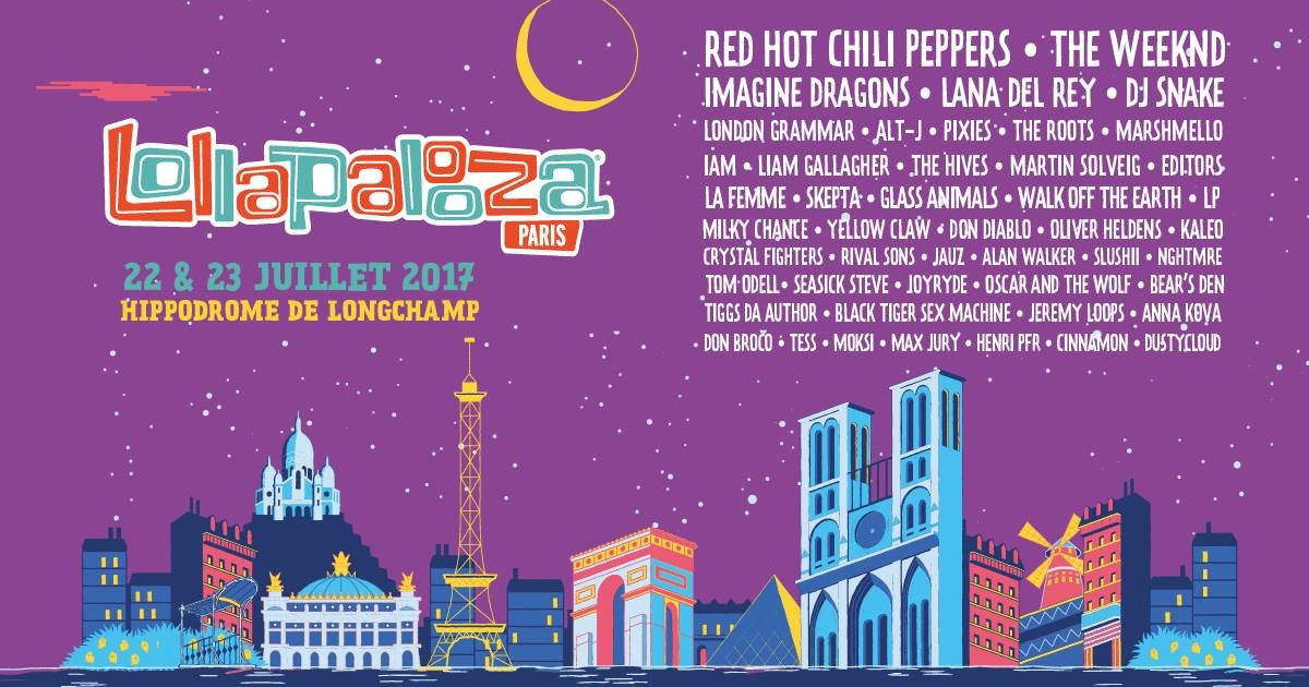 Red Hot au Lollapalooza Paris 2017
