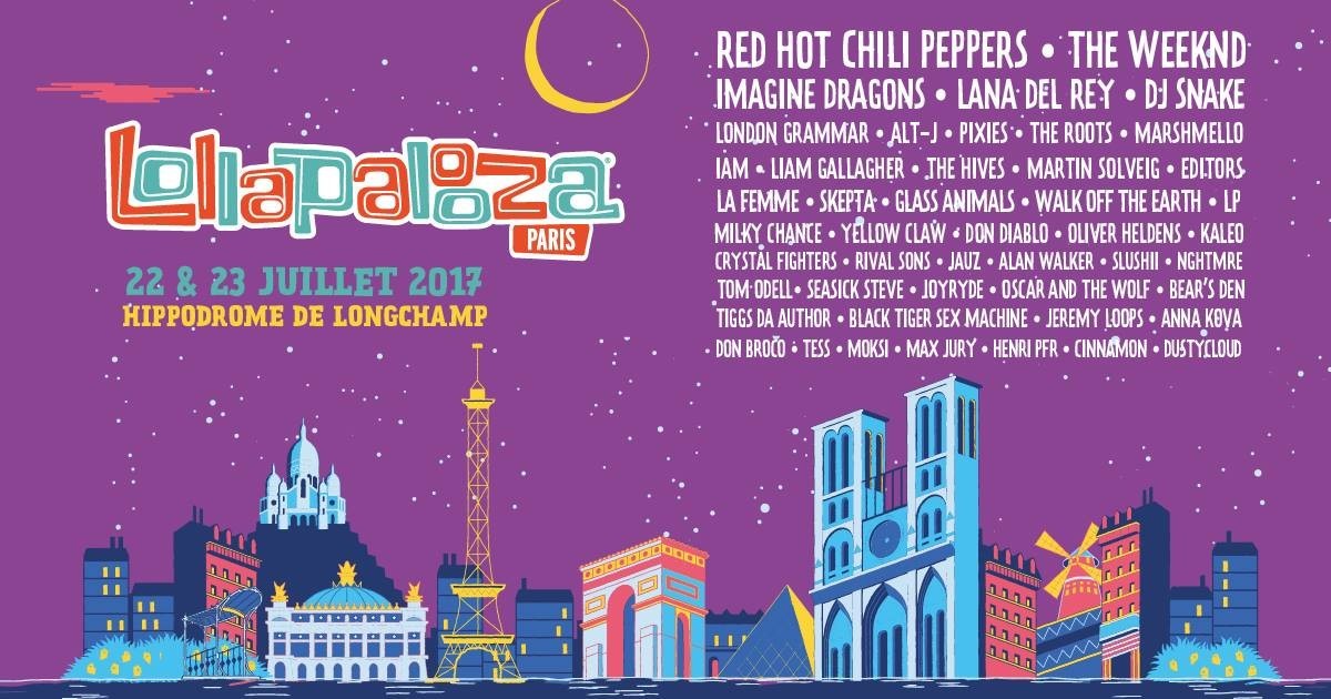 Live des RHCP Lollapalooza Paris
