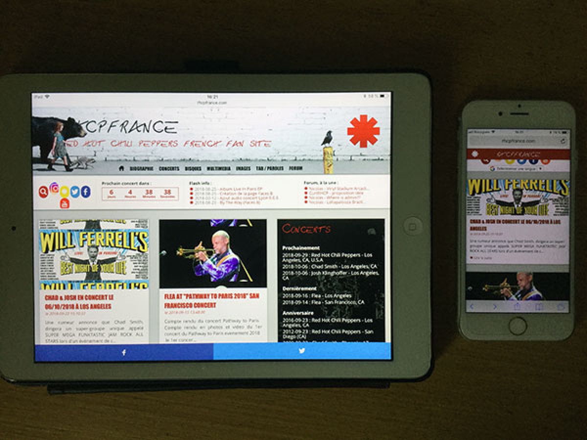 Rhcpfrance sur smartphones & tablettes